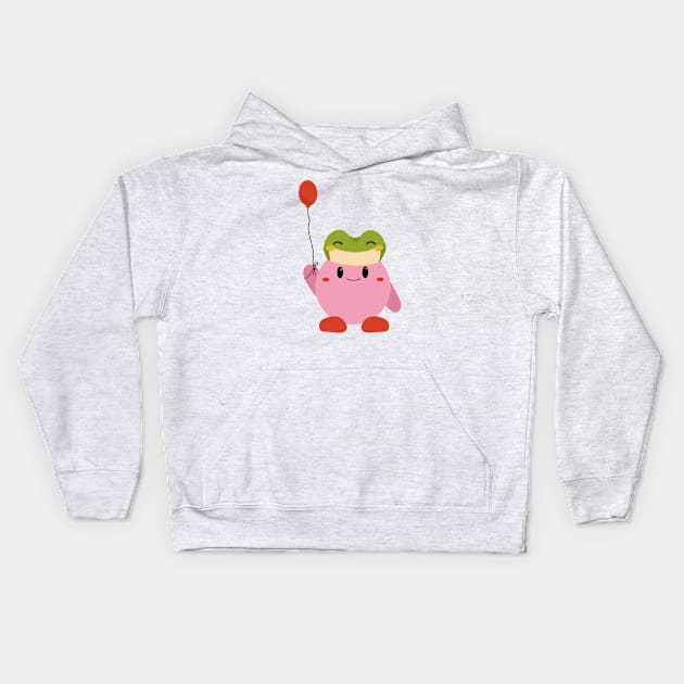 Balloon Party v2 Kids Hoodie by crankycranium